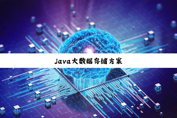 Java大数据存储方案